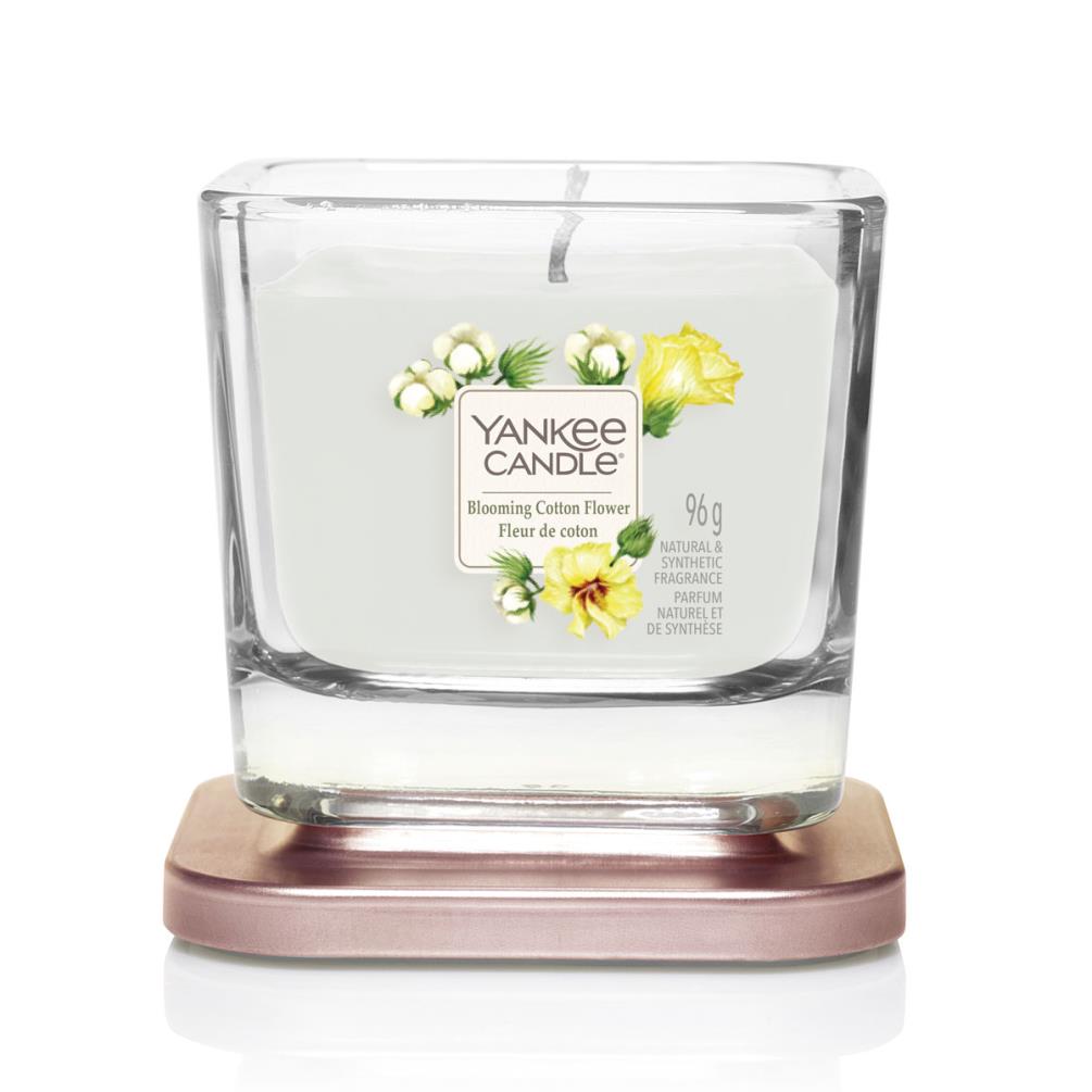 Yankee Candle Blooming Cotton Flower Elevation Small Jar Candle Extra Image 1